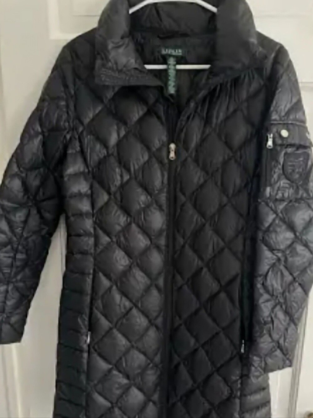 Ralph Lauren Black Quilted Puffer Coat